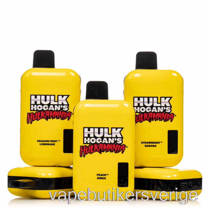 Vape Sverige Hulk Hogan Hulkamania 8000 Engångsvit Gummi